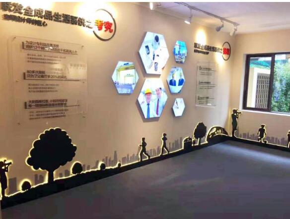 環保公司企業文化墻制作