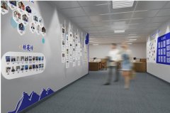辦公室走廊文化墻制作效果圖