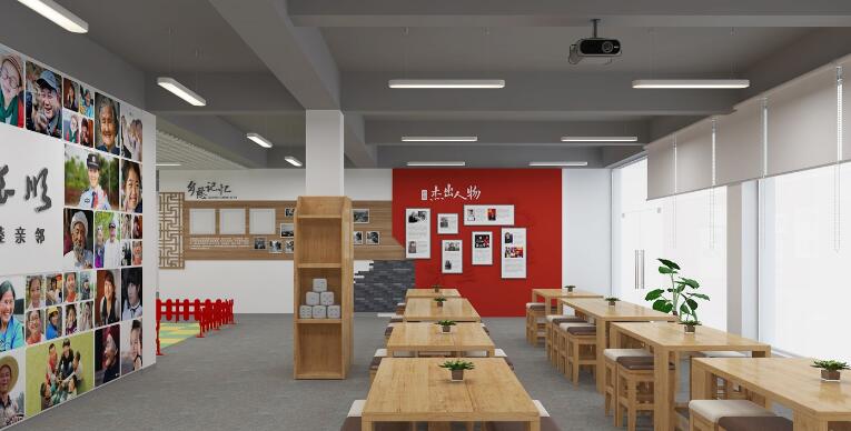 辦公室走廊文化墻制作效果圖