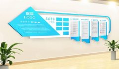 創(chuàng)意醫(yī)院文化墻制作效果圖